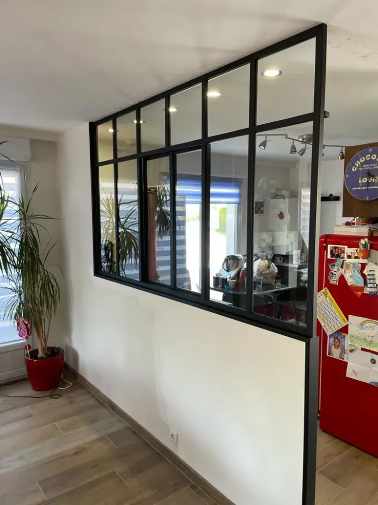 Pose de verrières près de Pithiviers